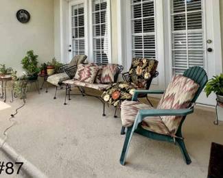 Outdoor Lounge Chairs Plants 