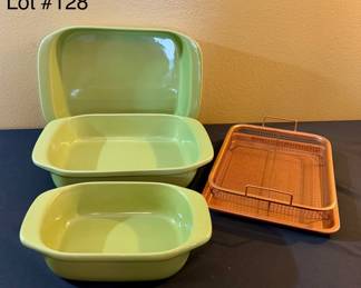 Chantal Ceramic Rectangular Bakers