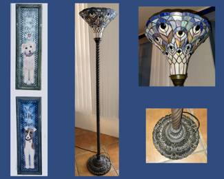 Very Attractive Floor Lamp and Cute Doggie Pics