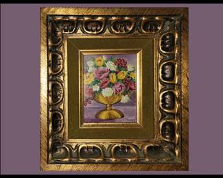 Mangoh Signed Flower Arrangement