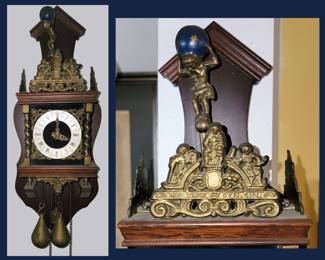 Small Antique Dutch Clock