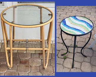 2 Cute Small Patio Tables