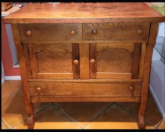 Antique Sideboard; Great for a Bar