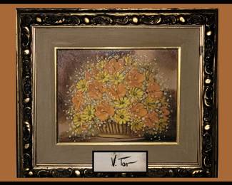 Signed V. Tor Oil Painting