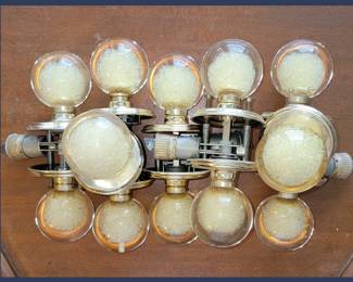 Vintage Ruth Richmond Door Knobs; 12 Knobs in All