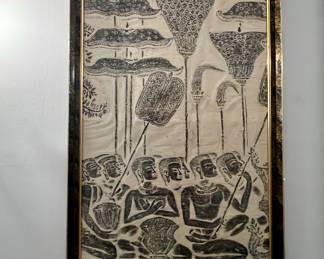  Charcoal rubbing from Angkor Wat Temple