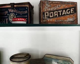 Antique Advertising Tins