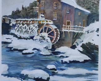 Collection of 50+ watercolors by Sylvia Abrams - This is only a small sample group