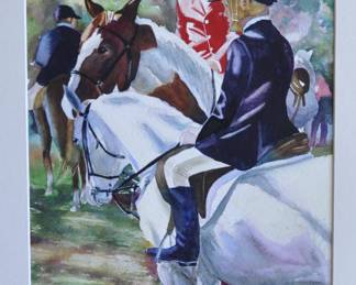 Collection of 50+ watercolors by Sylvia Abrams - This is only a small sample group