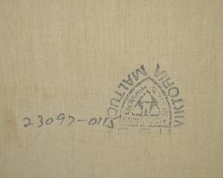 Original Italian oil on canvas framed by Jerry Solomon in 22k gold