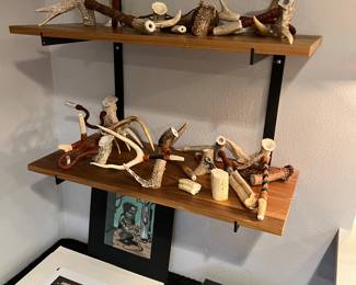 Fabulous collection of custom made antler pot pipes