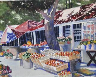 Collection of 50+ watercolors by Sylvia Abrams - This is only a small sample group