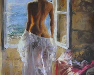 Approx: 3' x 4' unframed Giclee by Vicente Romero