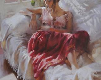 Approx: 3' x 4' unframed Giclee by Vicente Romero