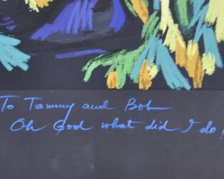 Approx: 3 ' x 4' Original pastel on paper by Anca Ionescu