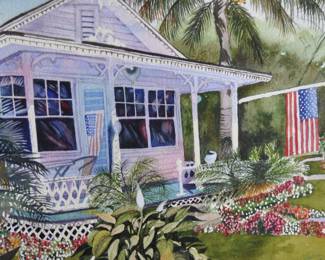 Collection of 50+ watercolors by Sylvia Abrams - This is only a small sample group