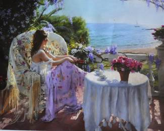 Approx: 3' x 4' unframed Giclee by Vicente Romero