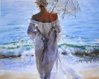 Approx: 3' x 4' unframed Giclee by Vicente Romero