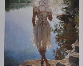 Approx: 3' x 4' unframed Giclee by Vicente Romero