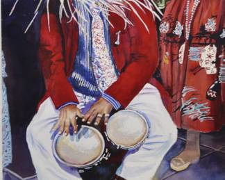 Collection of 50+ watercolors by Sylvia Abrams - This is only a small sample group