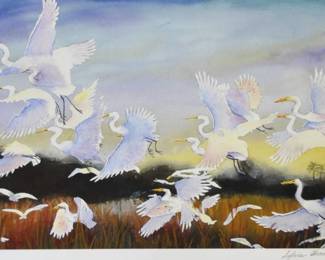 Collection of 50+ watercolors by Sylvia Abrams - This is only a small sample group