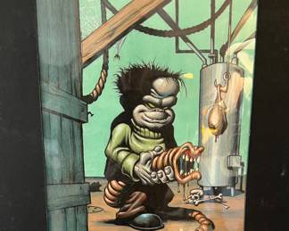 Devin Downstairs - original artwork by Boz '98