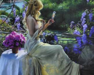 Approx: 3' x 4' unframed Giclee by Vicente Romero