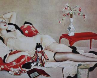 Collection of Vargas prints/lithos