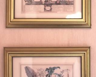 212 - 2 Framed Prints - 12" x 9.5"
