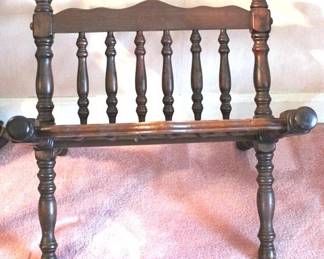 283 - Wood Magazine Rack - 17 x 20 x 18