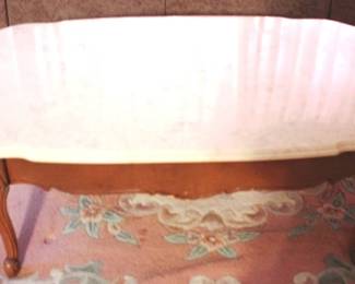 308 - Marble Top Coffee Table - 25 x 52 x 14