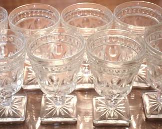 249 - Set of 8 Glasses - 5.5" Tall