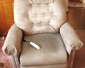 300 - Electric Lift Chair - 30 x 38 x 42 You are buying a used as-is electric/electronic item. We do not guarantee all components are present and if it is not expressly stated, it is untested.