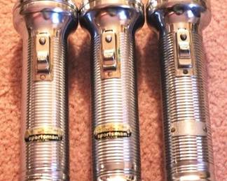 306 - 3 Battery Operated Flashlights