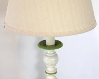 136 - Lamp - 12" Tall You are buying a used as-is electric/electronic item. We do not guarantee all components are present, and if it is not expressly stated, it is untested.