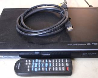 312 - Toshiba DVD Player w/ Remote & HDMI Cable You are buying a used as-is electric/electronic item. We do not guarantee all components are present and if it is not expressly stated, it is untested.