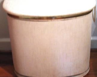 169 - Vintage Clothes Hamper - 21" x 21" x 12"