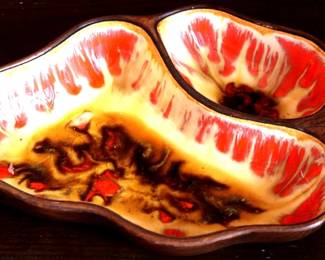 219 - Mid Century Dish - 12.5" x 8"