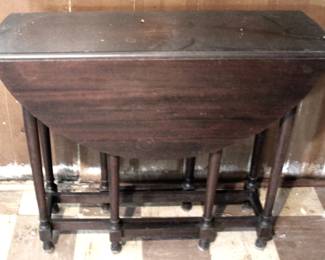 7 - Gate Leg Drop Side Table - 35" x 31" x 12"