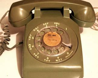51 - Vintage Rotary Phone - 6" x 9"x 6" You are buying a used as-is electric/electronic item. We do not guarantee all components are present, and if it is not expressly stated, it is untested.