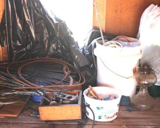 92 - Lot of Assorted Items (top of workbench)
