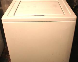 52 - Whirlpool Washing Machine - 27" x 27" x 44" You are buying a used as-is electric/electronic item. We do not guarantee all components are present, and if it is not expressly stated, it is untested.