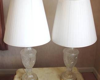 296 - Pair of Lamps - 32" tall