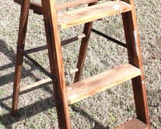 109 - Wood Ladder - 44" Tall