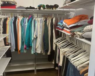 Well-kept, smoke-free men's Brooks Brothers golf shirts, button downs, jeans, slacks, sweaters, hats, gloves, jackets