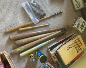 Vintage baseball bats