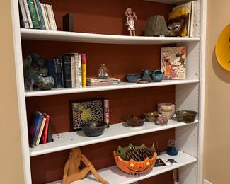 Bookcase Decor and Books