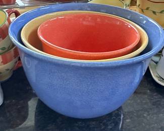 Pfaltzgraff mixing bowls 