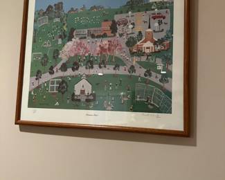 Signed Sonny Salsbury St Louis lithograph 