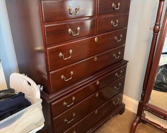 Mahogany high now dresser